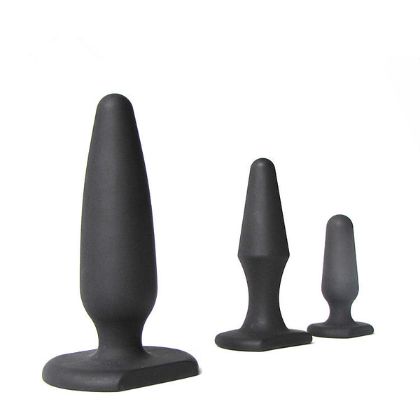 Silicone Anal Plug for Beginners (Pack of 3)