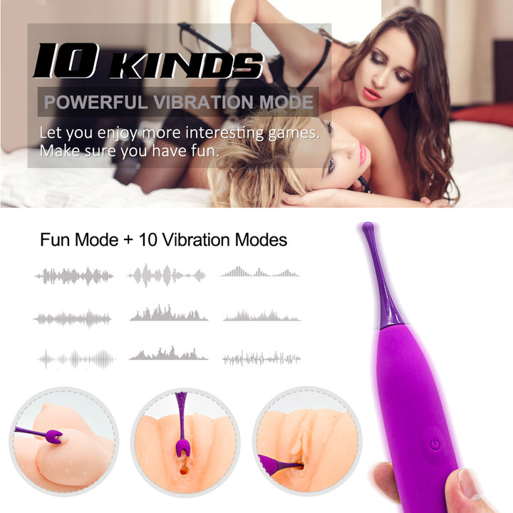 10 vibrating modes of clitoral vibrator