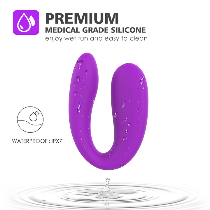 waterproof couple vibrator easy to clean