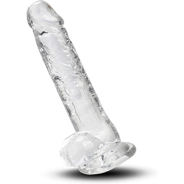 7 in transparent dildo