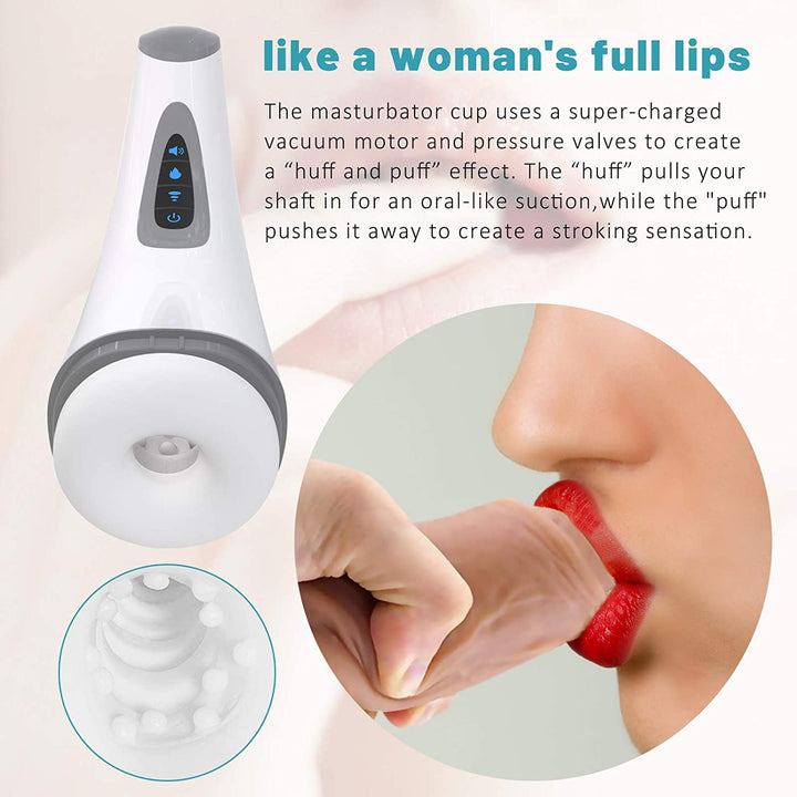 Vacuum Masturbator Oral-like suction
