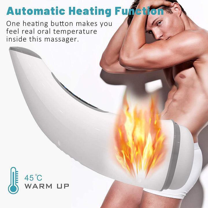 Masturbator automatic heating function