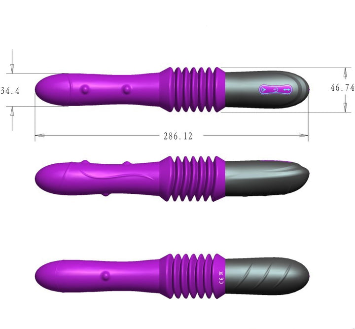 size of thrusting dildo
