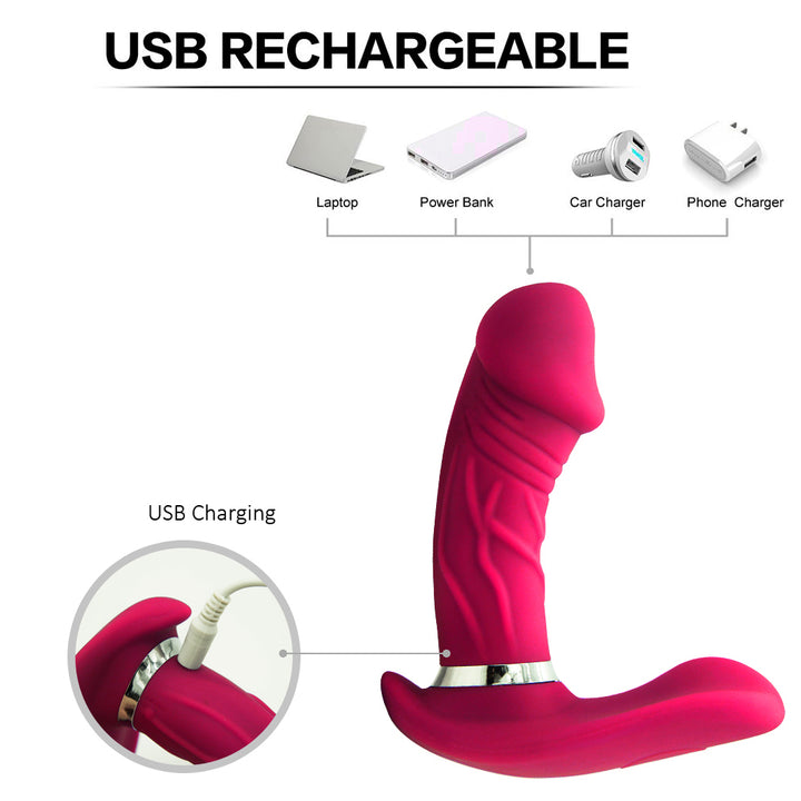 USB rechargeable panty vibrator