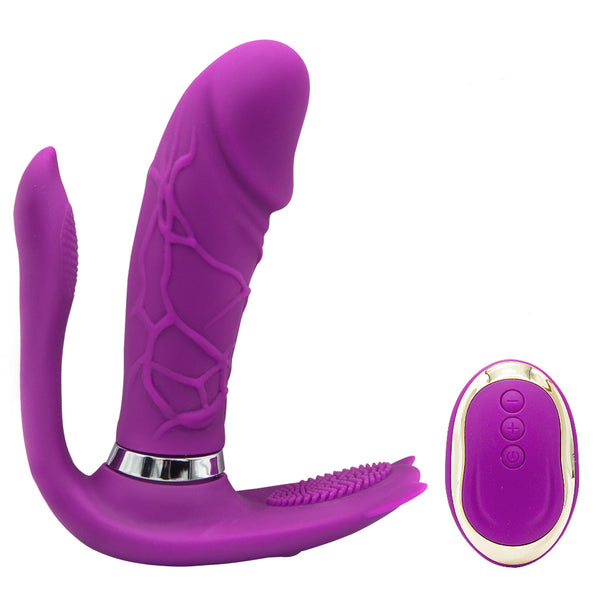 Heating Remote Control Wearable Panty Vibrator for Women