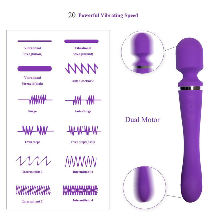 20 vibrating speeds vibrator for women sex toy