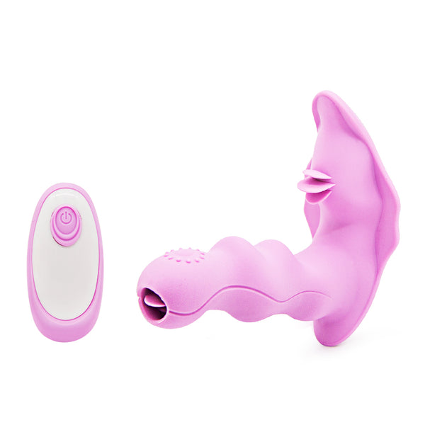 remote control licking wearable vibrator