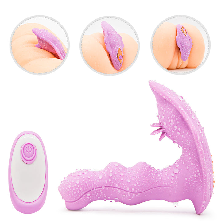 licking vibrator can stimulate clitoris anal and vagina