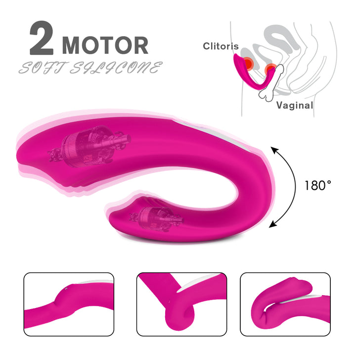 dual motor of couple sex toy