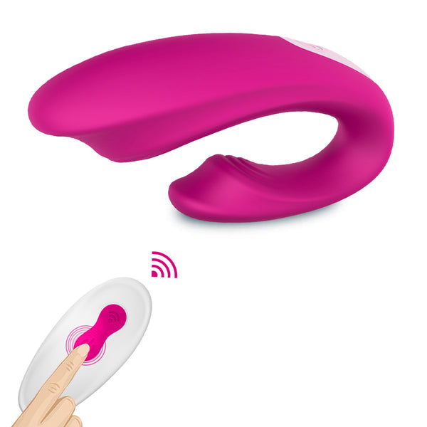 Couples Vibrator - Clitoral and G-Spot Vibrator - Women Pleasure Toy JazzToy Couples Vibrator - Clitoral and G-Spot Vibrator - Women Pleasure Toy JazzToy