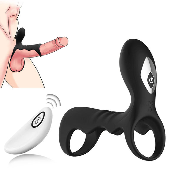 Dual Ring Vibrating Cock Ring